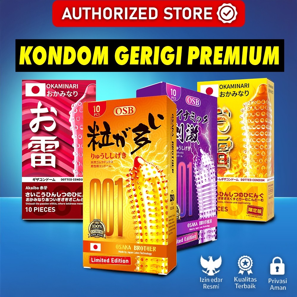 Condom Dotted 001 - Kondom Bergerigi 001 Kualitas Premium