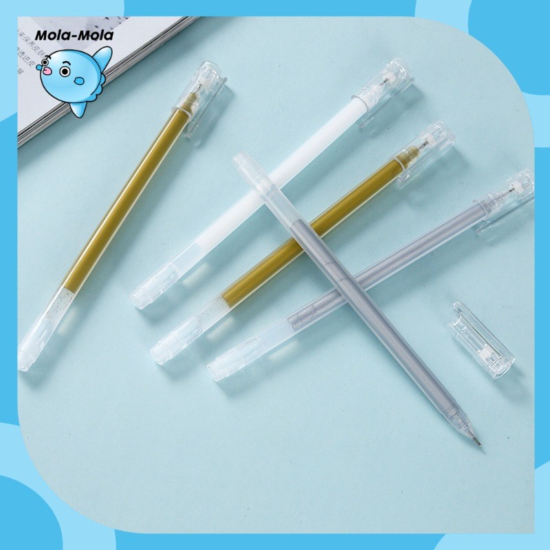 

Pena Glitter Gel Metalik 0.9mm Emas Silver Putih Pulpen Warna Warni Gold Colour Gel Pen Tinta Metallic Ballpoint Craftwork Scrapbook Y3436