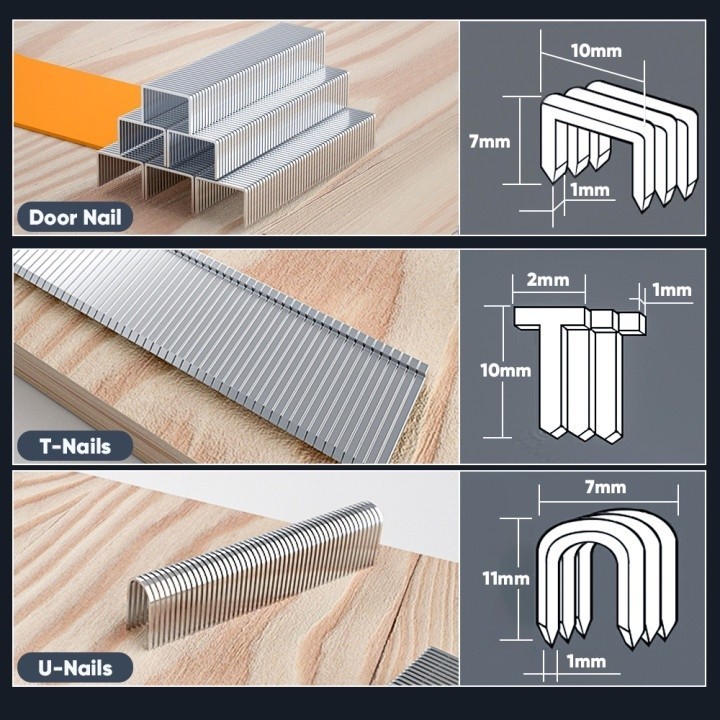 

3 In 1 Stapler Gun Staples Tembak Gun Tacker Powerfull Pistol Stapler Gratis 600 Staples