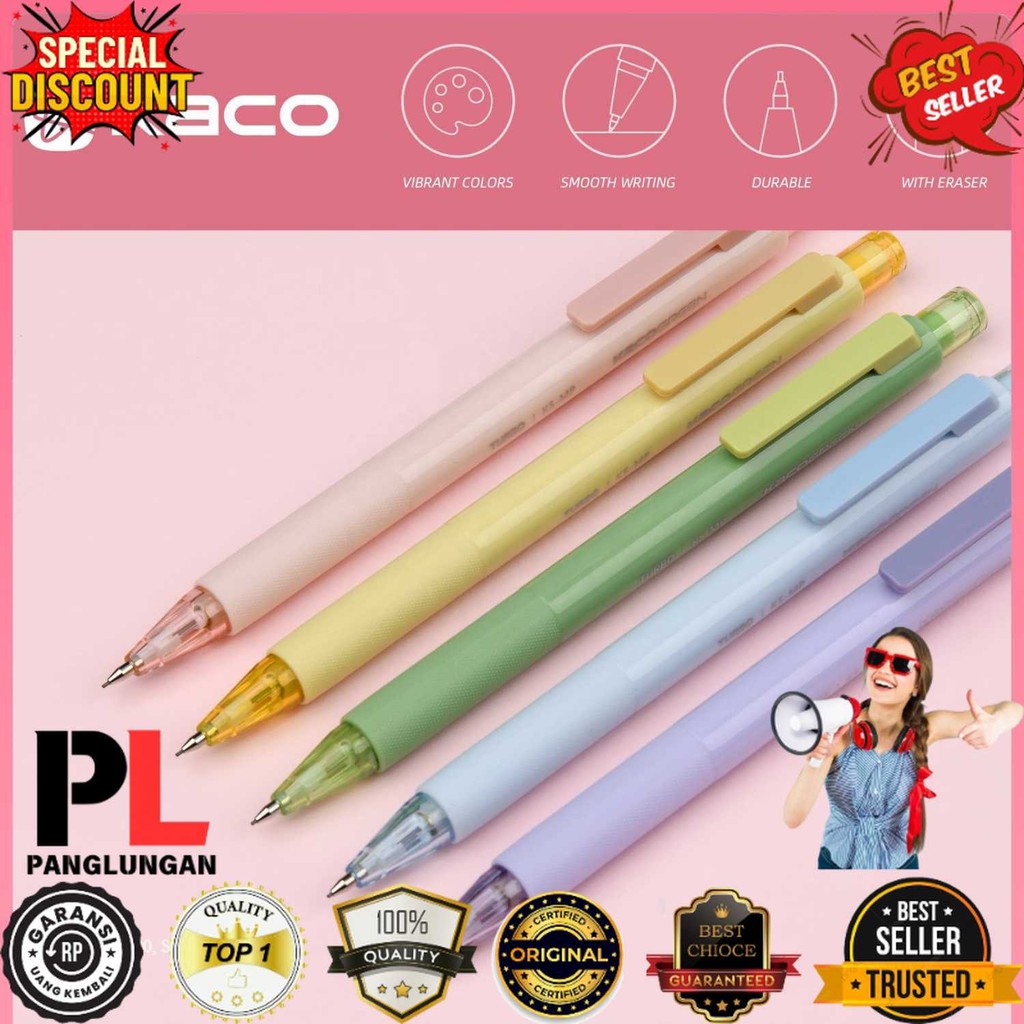 

Kaco TURBO Pensil Mekanik Mechanical Pencil 0.5mm with Refill - K5-MP