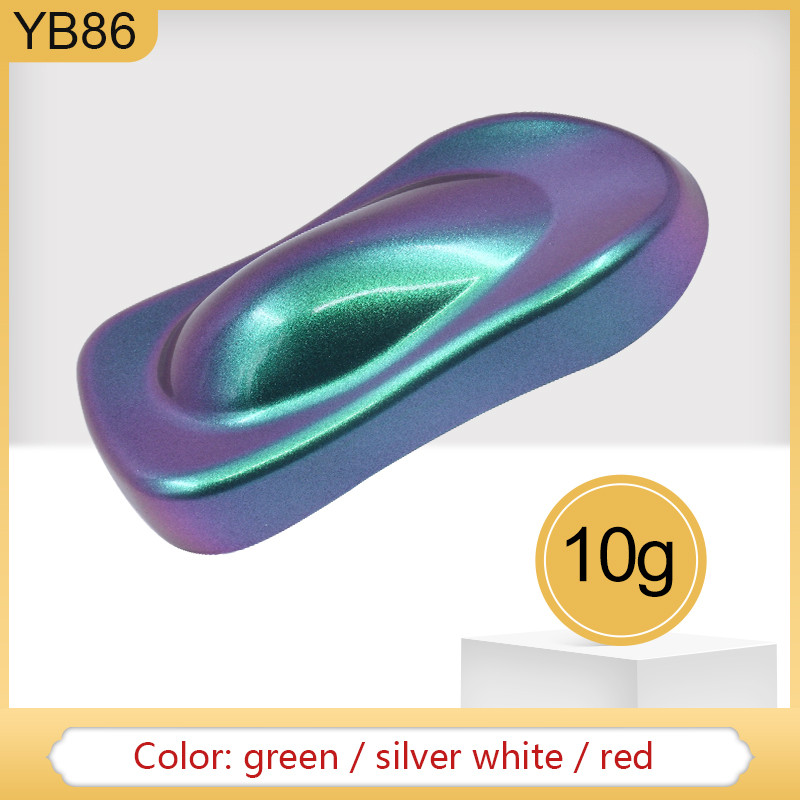 

10g Chameleon Pigments Acrylic Paint Powder Coating YB86 Chameleon Dye for Cars Arts Crafts Nails De