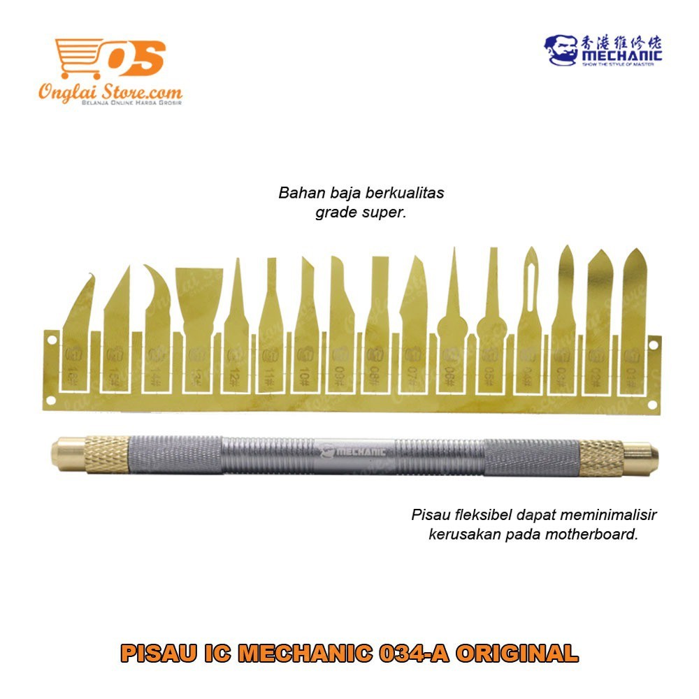 

Pisau IC Pen Cutter MECHANIC 034A 17 IN 1 ORIGINAL