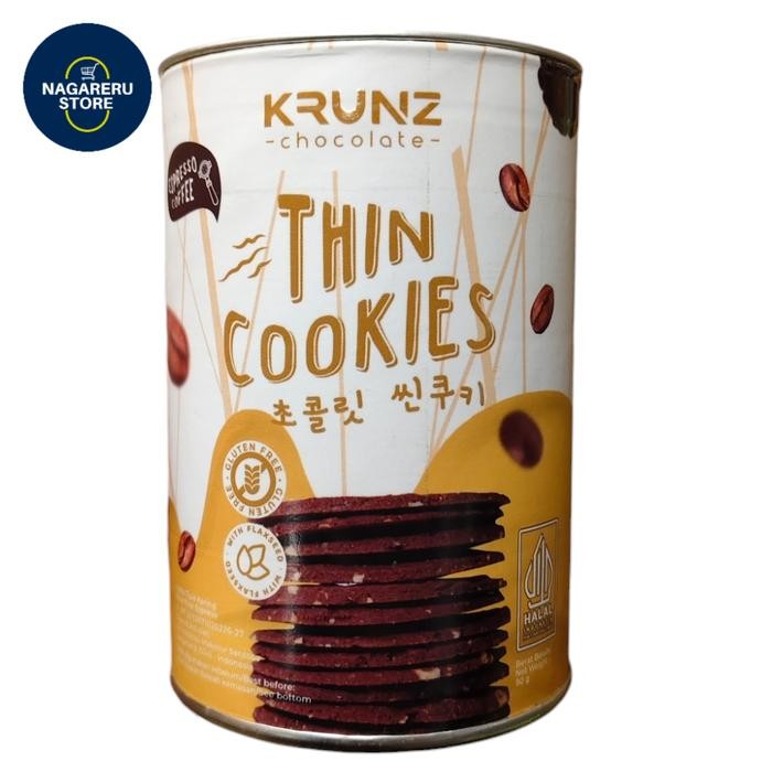 

Woca krunz chocolate thin cookies espresso 90gr