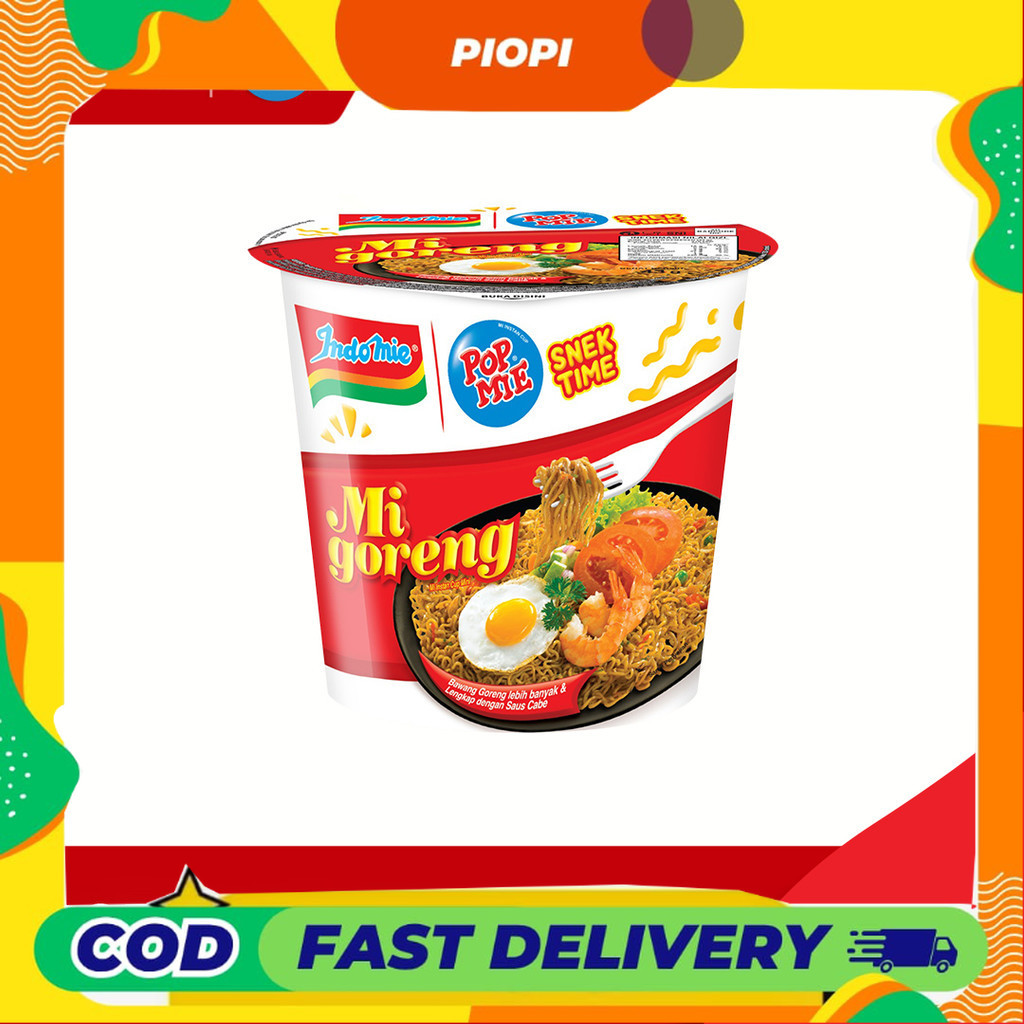 

PIOPI Pop Mie Snek Goreng Rasa Indomie Goreng 38 Gr