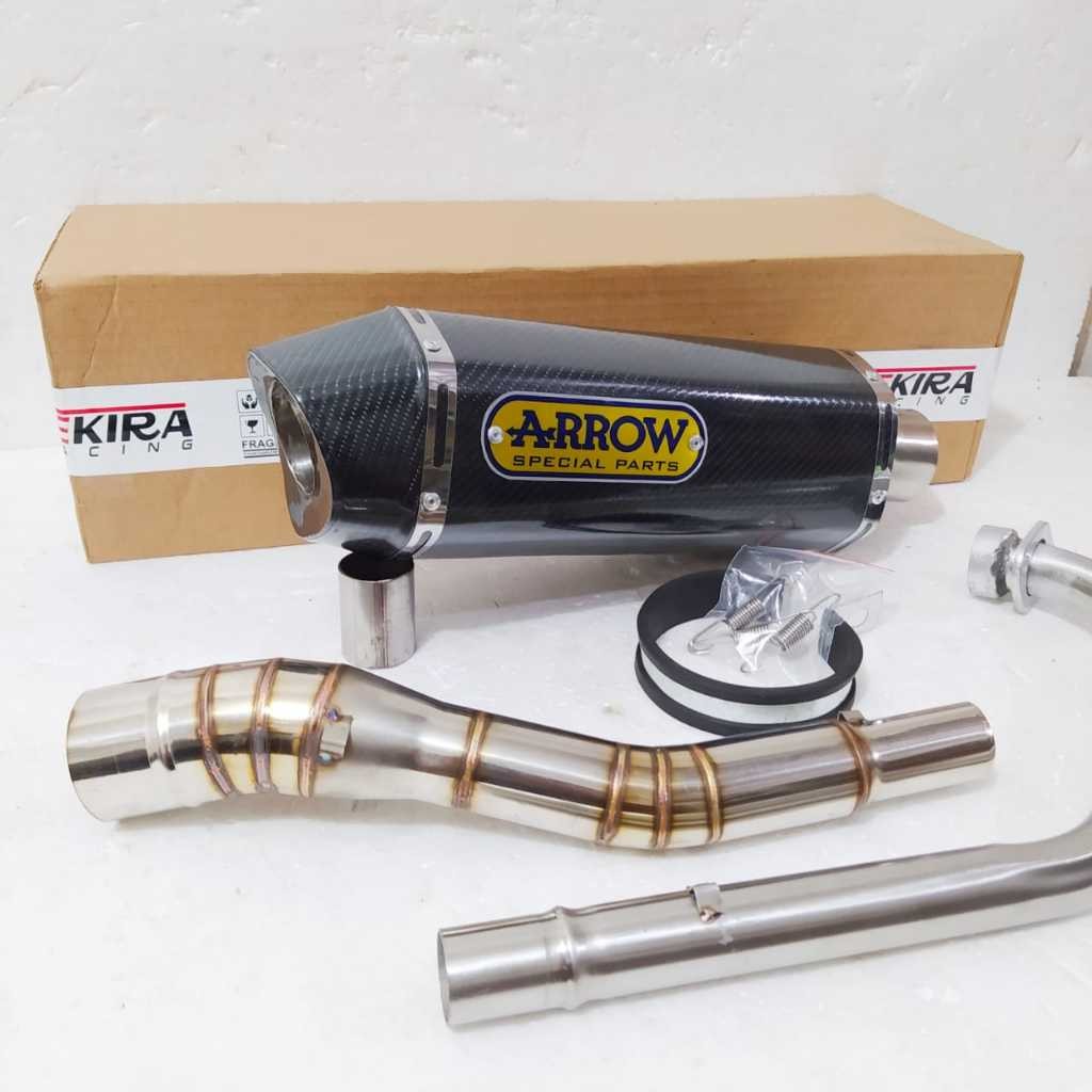 Exhaust Arrow Exhaust YZF R15 / MT15 / Y15ZR / LC135 / RS150R / GSX 150 / CBR 150 Full System