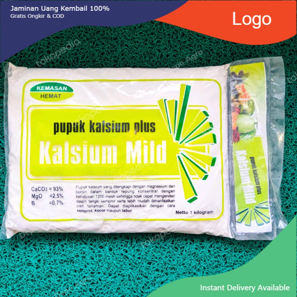 KALSIUM MILD 1KG Pupuk Kalsium Plus Mencegah Rontok Buah Bunga Tanaman