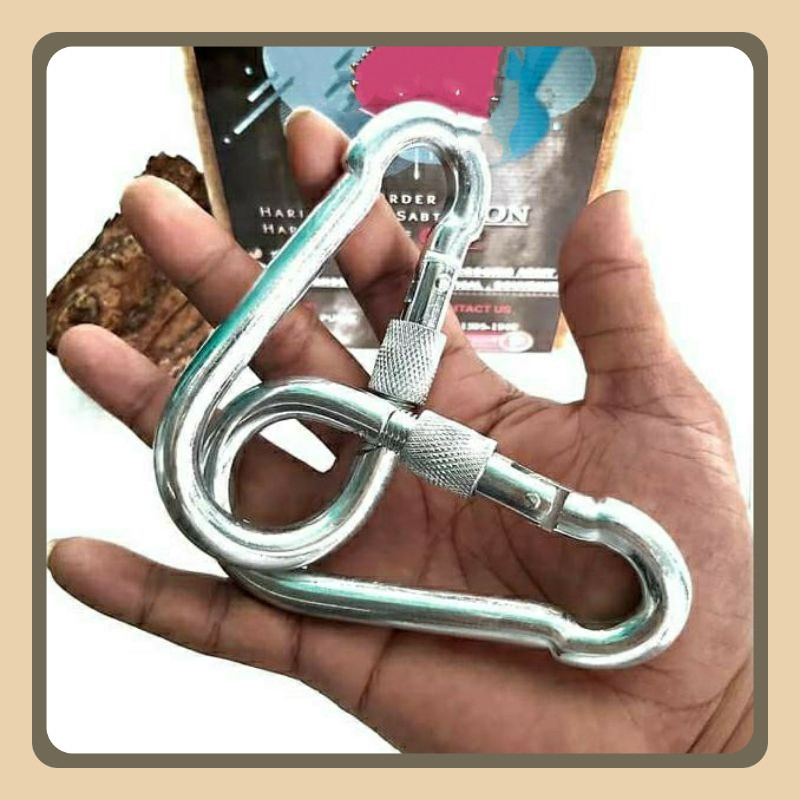 Carabiner Besar Stainless steel - Carabiner Hammock besar