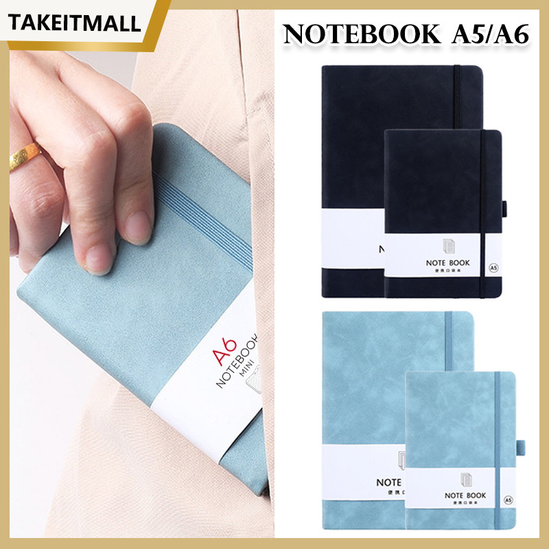 

NotebookA5/A6 Pocket/Buku Catatan Diary Kecil Pertemuan Scrapbook Mini