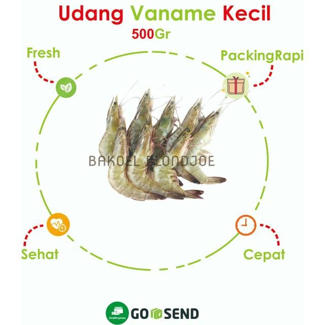 

UDANG VANAME SIZE 50-60 IKAN SEGAR 250GRAM