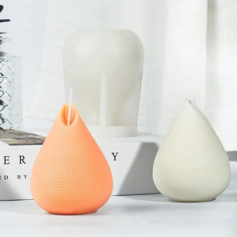 

Water Droplets Silicone Candle Mold DIY Creative Geometry Candle Making Handmade Soap Resin Clay Mold Gifts Art Craft Home Decor
