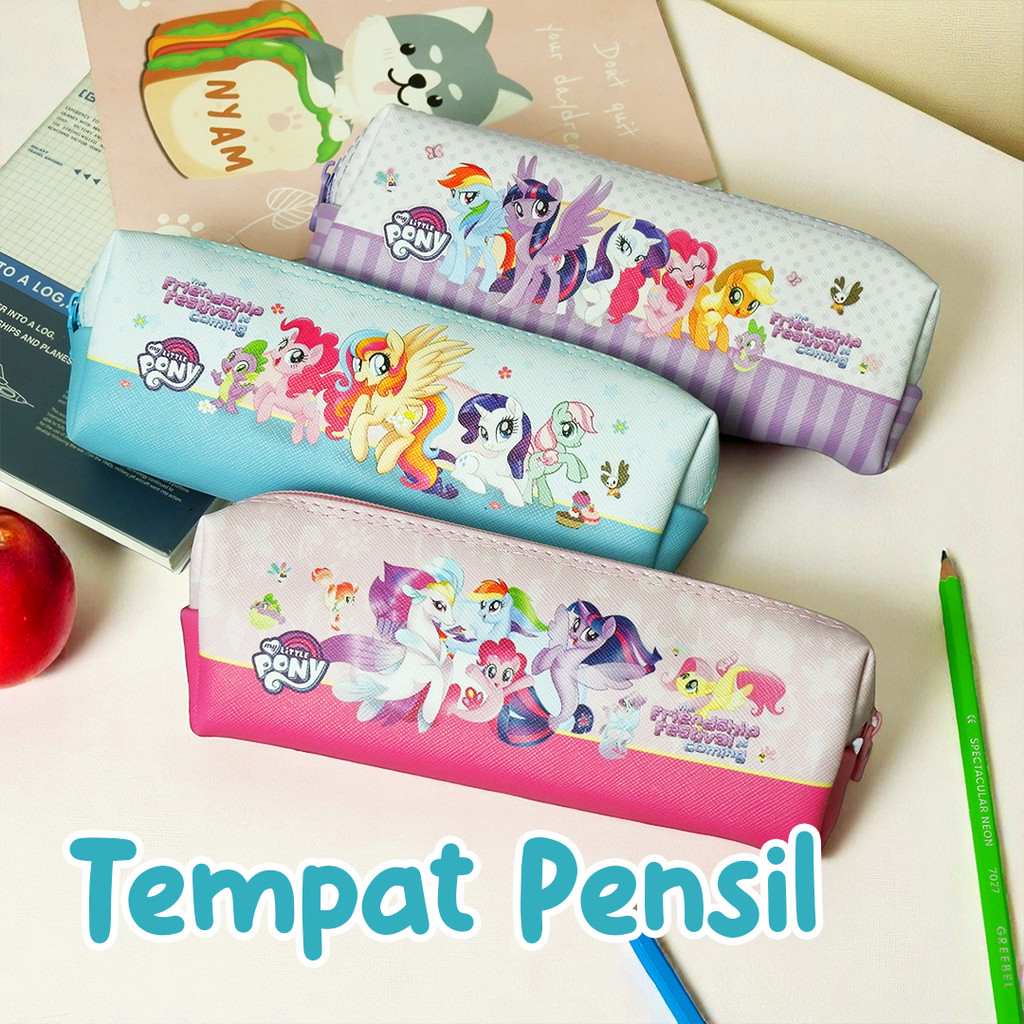 

Tempat Pensil Zipper / Kotak Pensil / Pencil bag 223-002 Pony