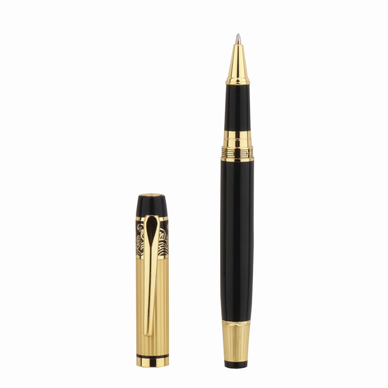 

Luxury Quality 901 Black Gold Business Office Student School Stationery Medium Nib Rollerball Pen