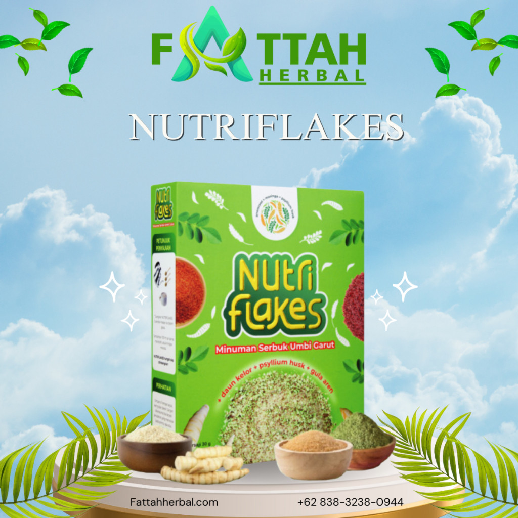 

Nutriflekes 280gr membantu mengatasi masalah percernaan