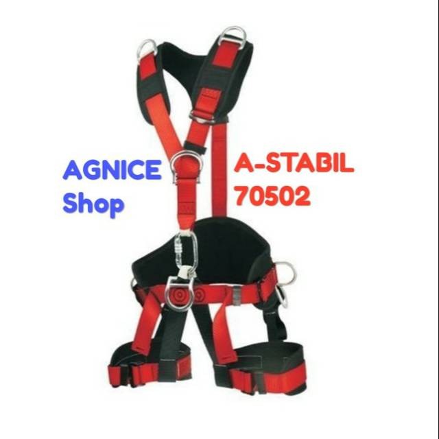 Full Body Harness A STABIL 70502 Full Body Harness Safety Belt Climbing ASTABIL