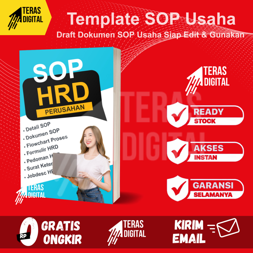 SOP HRD PERUSAHAAN Lengkap dan Detail + Flowchart Proses + Template Form + Dokumen Keterangan