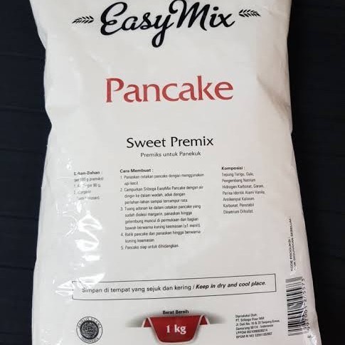 

Pancake Easy Mix Premix / Premiks Pancake Easy Mix Sriboga - 1 Kg