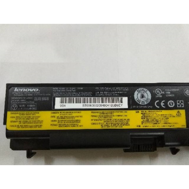 Baterai IBM Thinkpad, Thinkpad Edge Sl410, L510, T410 grade