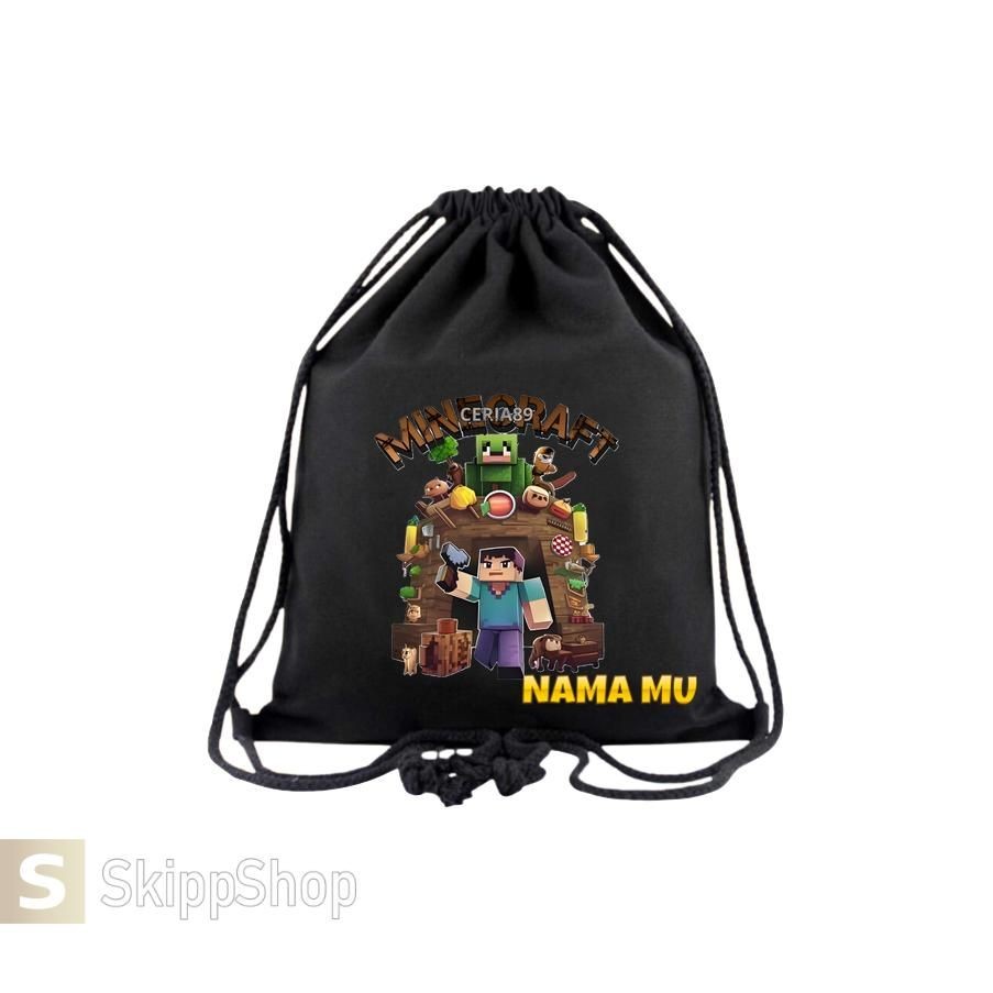 Tas Selempang Anak Tas Serut Anak Gambar Minecraft Lego Games Tas Selempang Serut Anak Sekolah dan M