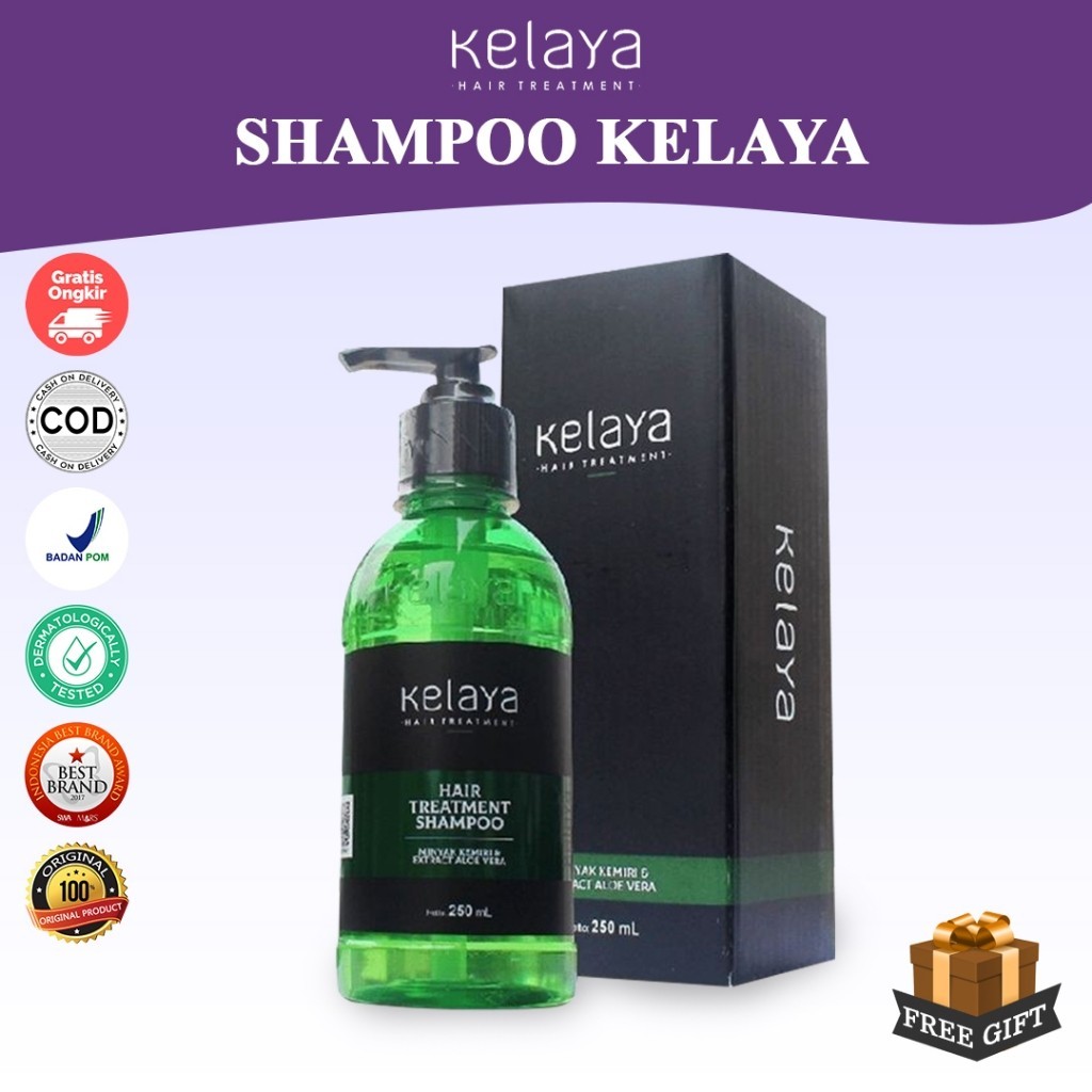( Terlaris ) Kelaya Shampoo PAKET Serum Kelaya Kelaya hair treatment shampoo  Shampoo Anti Rontok Sh