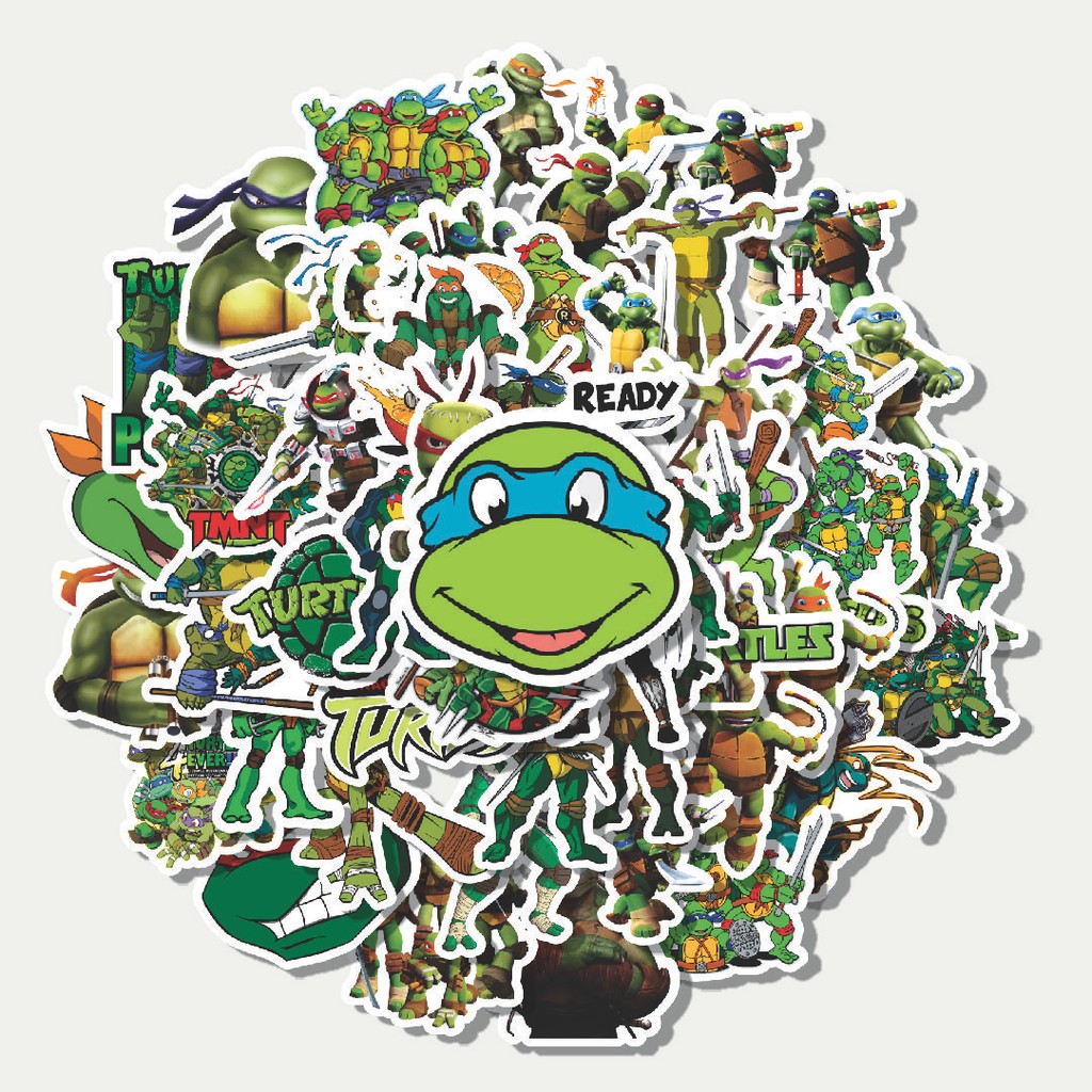 

Sticker Pack Stiker Teenage Mutant Ninja Turtles Series [ Seri Kura Kura Ninja] | Sticker TUMBLR | Stiker LAPTOP KOPER HELM