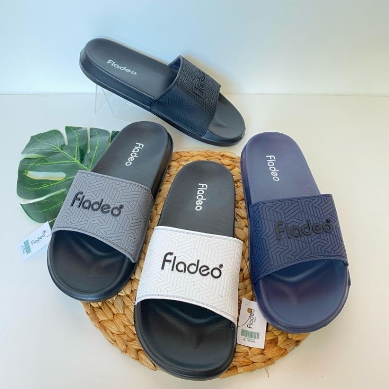 Sandal Slop Fladeo Slip on pria phylon