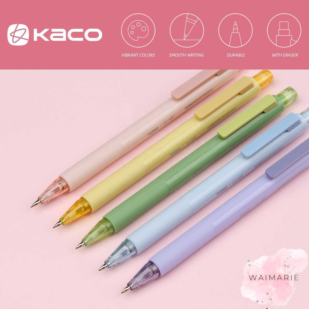 

Kaco TURBO Pensil Mekanik Mechanical Pencil 0.5mm with Refill - K5-MP