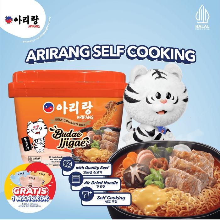 

Arirang Self Cooking Box Budae Jjigae 160g + Mangkok Instan Kuah