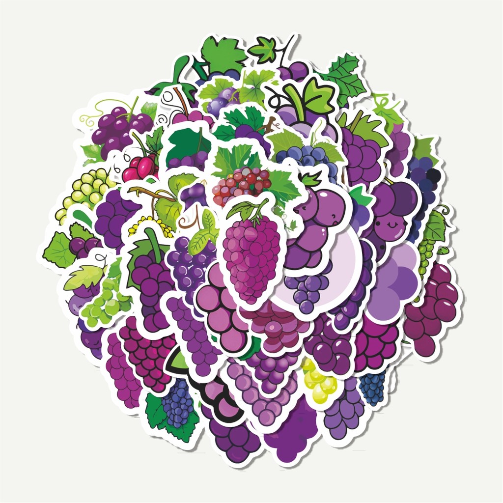 

Sticker Pack Stiker Funny Grape Series [Seri Anggur Lucu] | Sticker TUMBLR | Stiker LAPTOP KOPER HELM