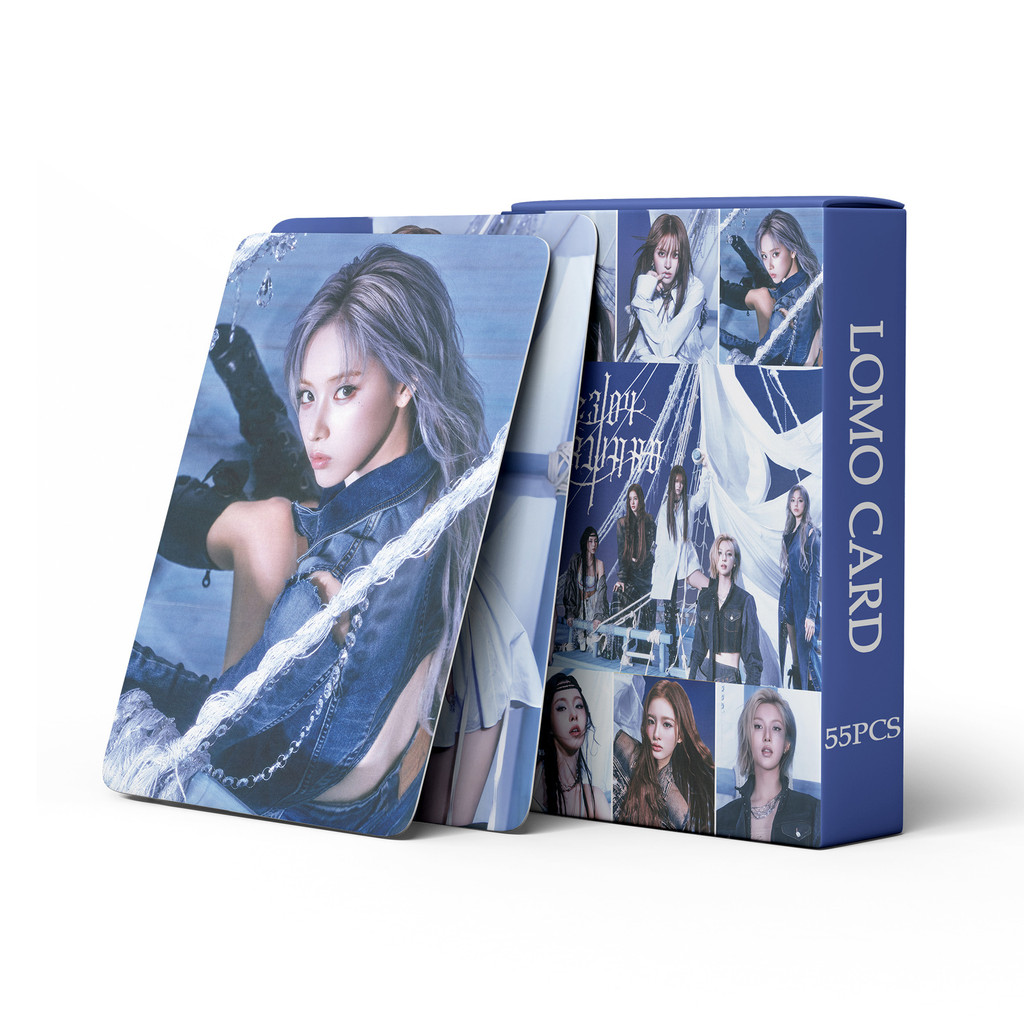 

55 pcs in stock NMIXX Fe3O4: FORWARD Fan Collection Card HAEWON Photo card postcard lomo card