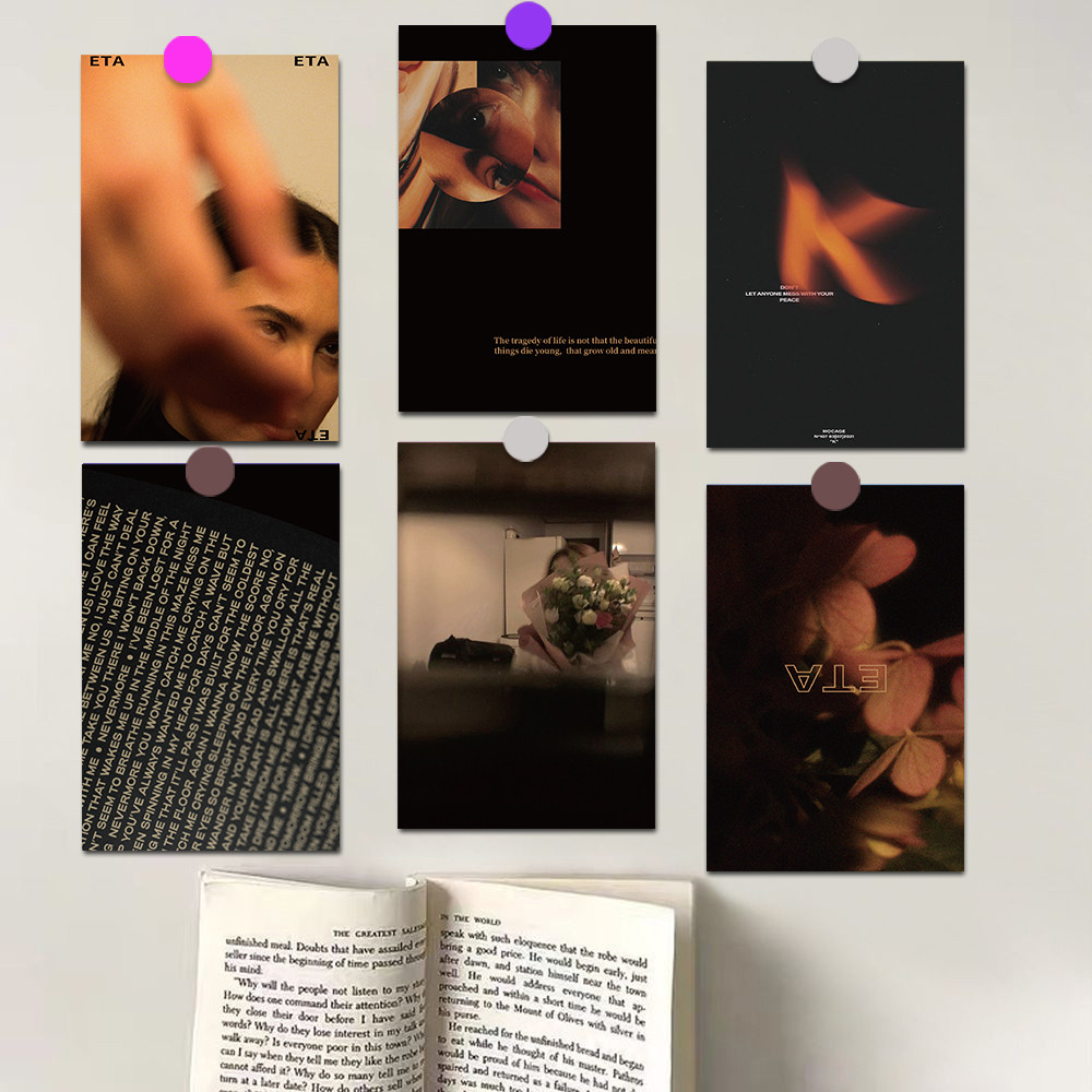 

10PCS Art Photography Poster Sticker Movie DIY Students Landscape Graffiti 10×15CM Living Background Kids Wall Card Sticker