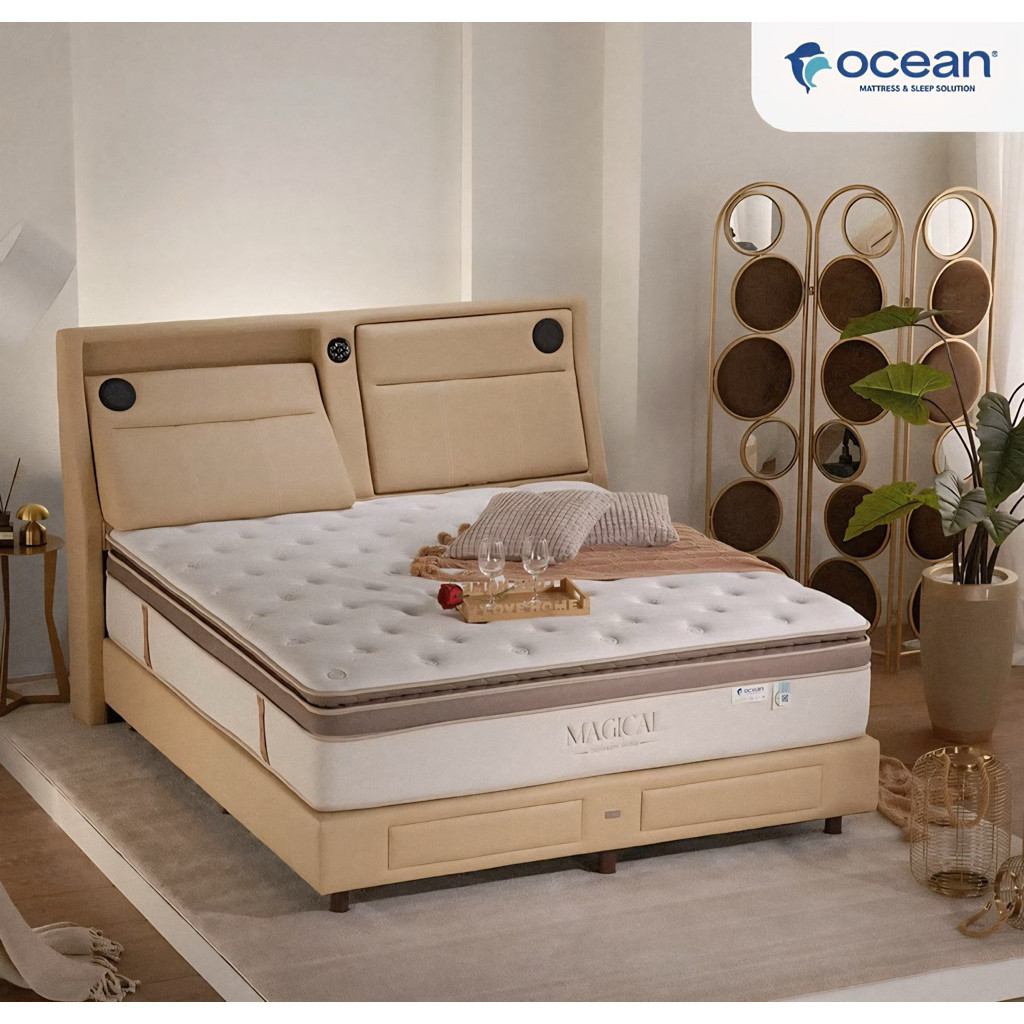 NEW SPRINGBED OCEAN MAGICAL MEMOTECH POCKET Khusus Palembang