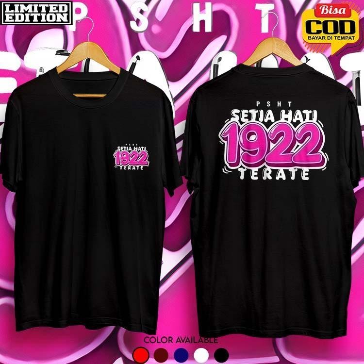 Kaos PSHT 1922 warna Pink BAJU DISTRO PRIA WANITA Bisa COD gratis ongkir