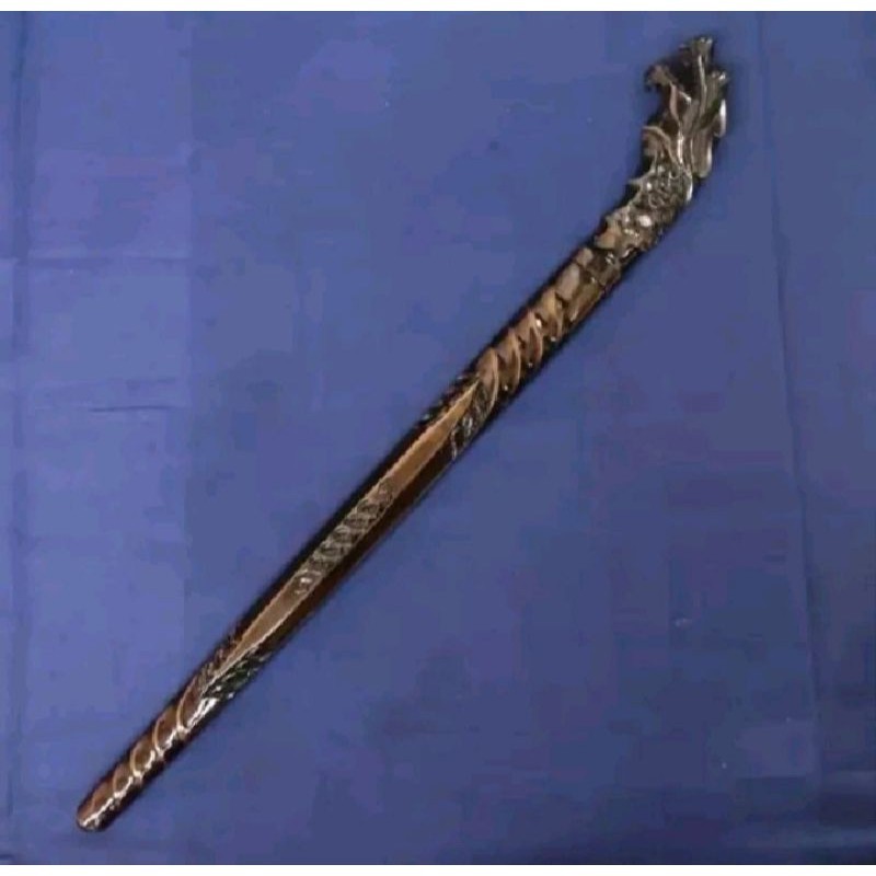 afifa117 Tongkat komando ukir naga