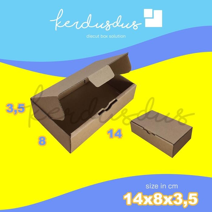 

14x8x3.5 cm kardus carton box diecut pizza kue packing packaging