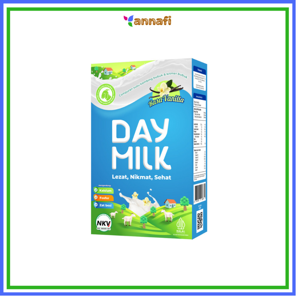 

DAYMILK Rasa Vanilla - Susu Kambing Etawa Bubuk, Penuhi Kebutuhan Nutrisi Setiap Hari