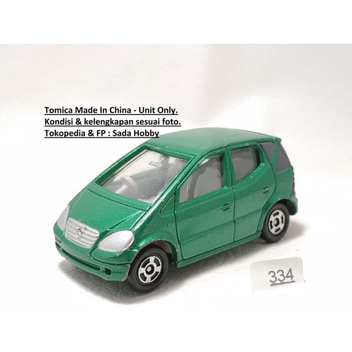 CSM... Tomica No 107 Mercedes Benz A Class Hijau Unit Only
