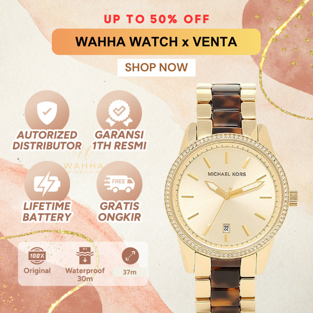 Jam Tangan  MK 6372 Original | Jam Tangan MK Wanita [BERGARANSI]