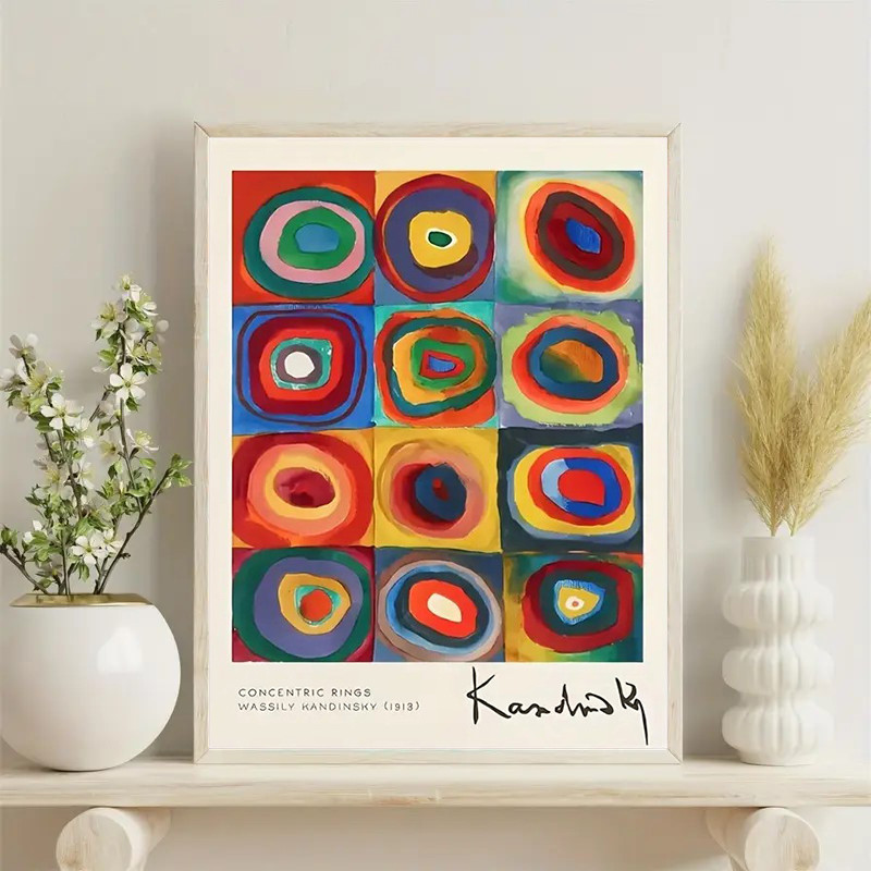 

Vasily Kandinsky Abstract Canvas Art Printing - Abstract Canvas Wall Art, For Living Room, Bedroom Office Home Decoration
