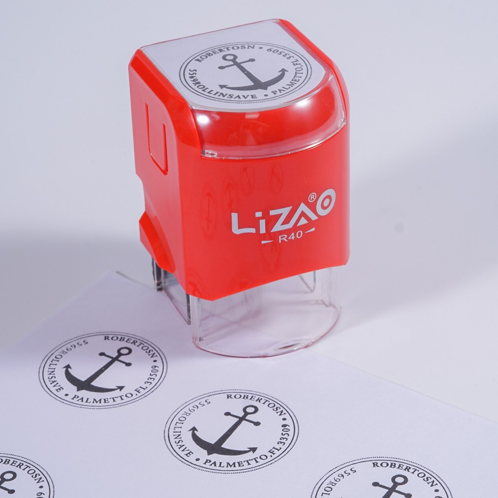 

Personalized Stamps custom logo stamp self-inking Stamp Round 40mm,wedding stamp，library stamp