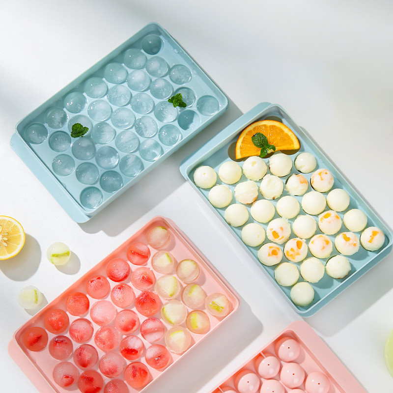 Cetakan Es Batu Bulat isi 33/ ice cube tray/ Cetakan Jelly