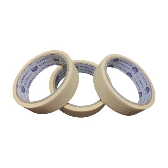 

Lakban Kertas / Masking Tape 1 inch x 12 yard