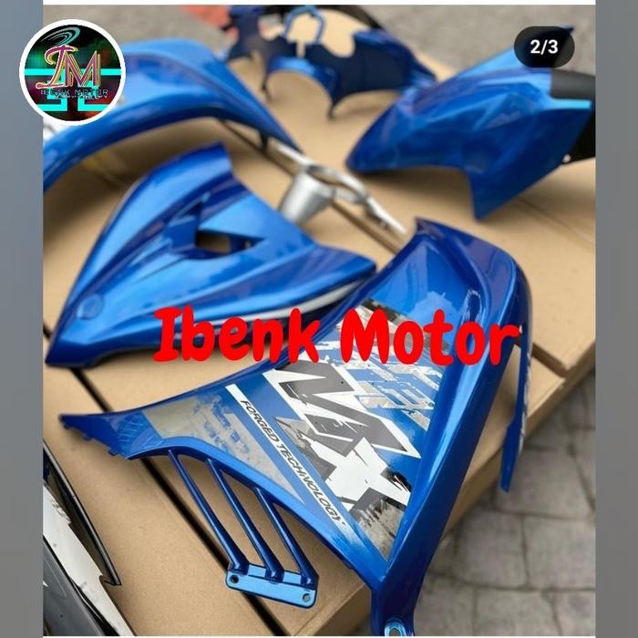 Full body Halus Jupiter MX New 135 Biru Hitam 2010-2015