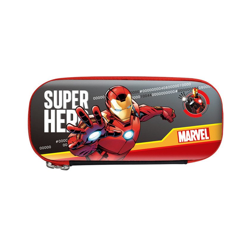 

Disney Marvel The Student Waterproof Pencil Case Captain America Iron Man Spiderman New Cartoon Large-capacity Pencil Case