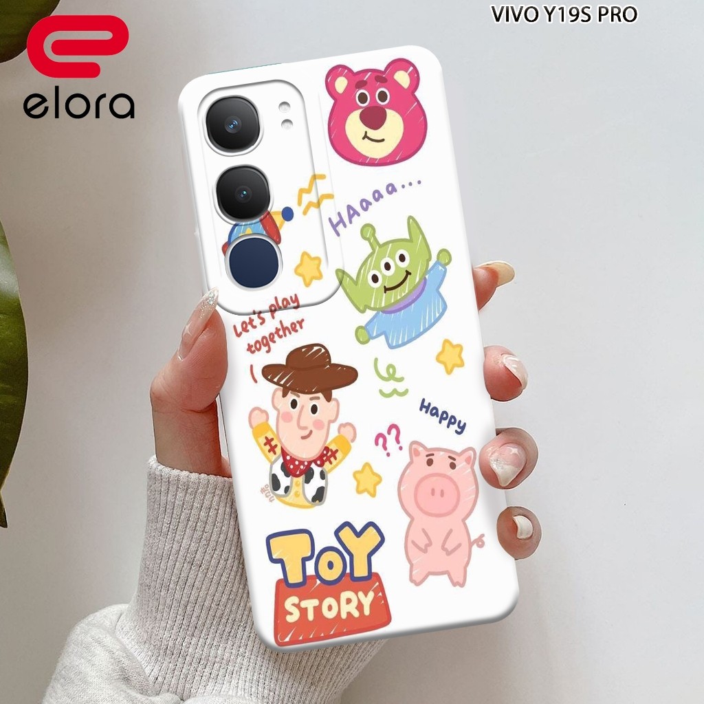 Case Vivo Y19S Pro - Elloraa.id - Casing Vivo Y19S Pro - Motif Case Toy Story - Pelindung handphone 