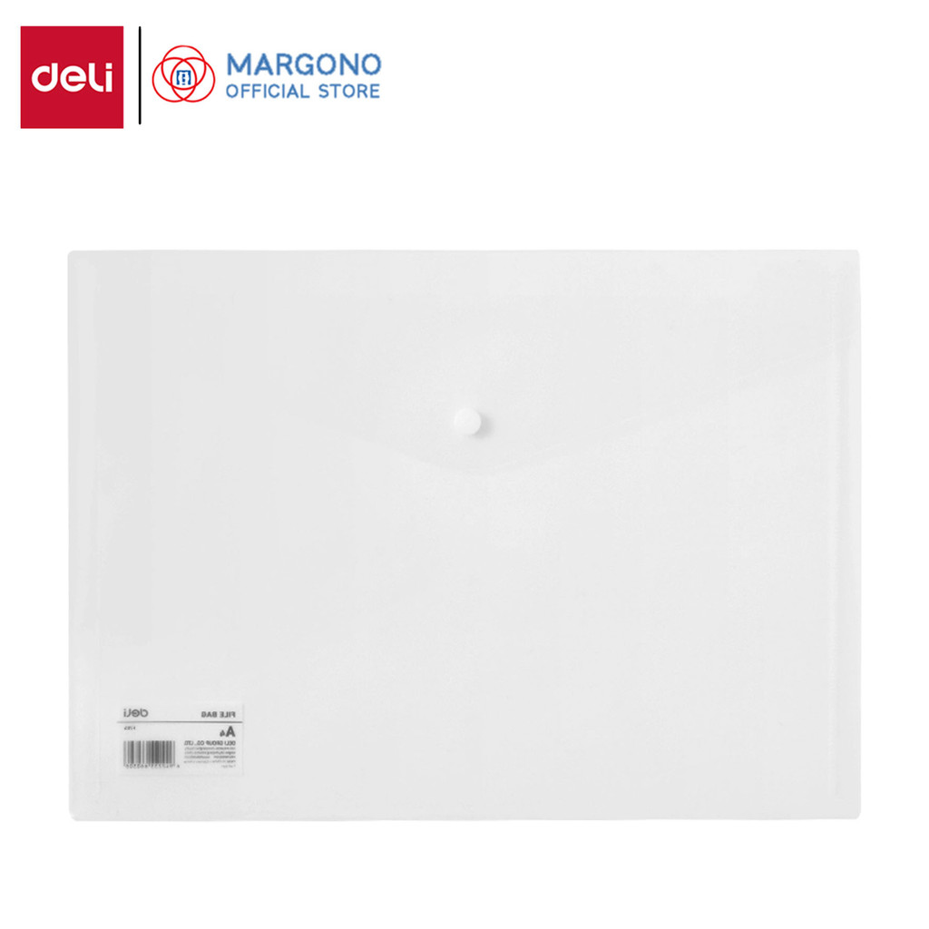 

Deli File Bag / Map Transparan Bahan PP Ukuran A4 Tahan Air EF705