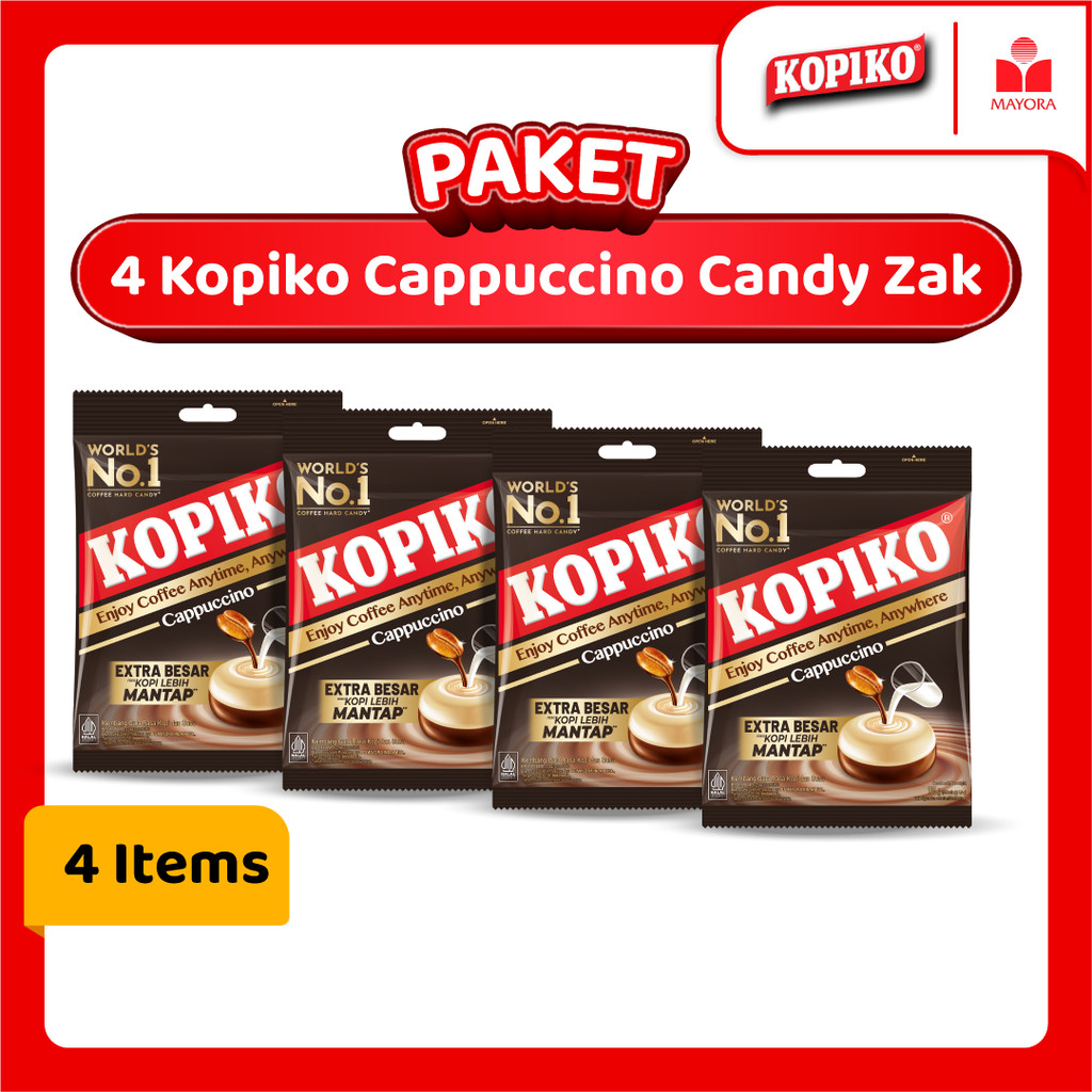 

Paket 4 Permen Kopiko Cappuccino Candy Zak