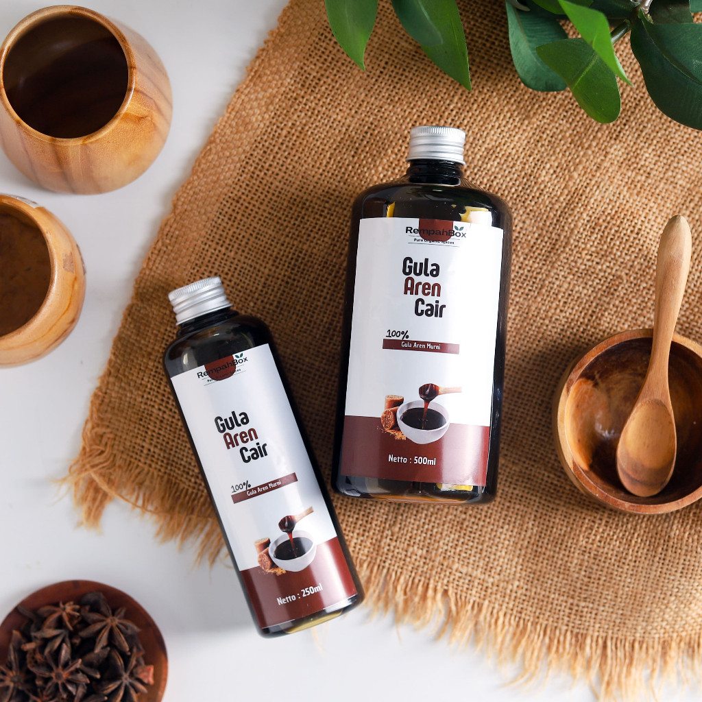 

Rempah Box Gula Aren Cair Murni Premium Liquid Palm Sugar Organik Tanpa Campuran