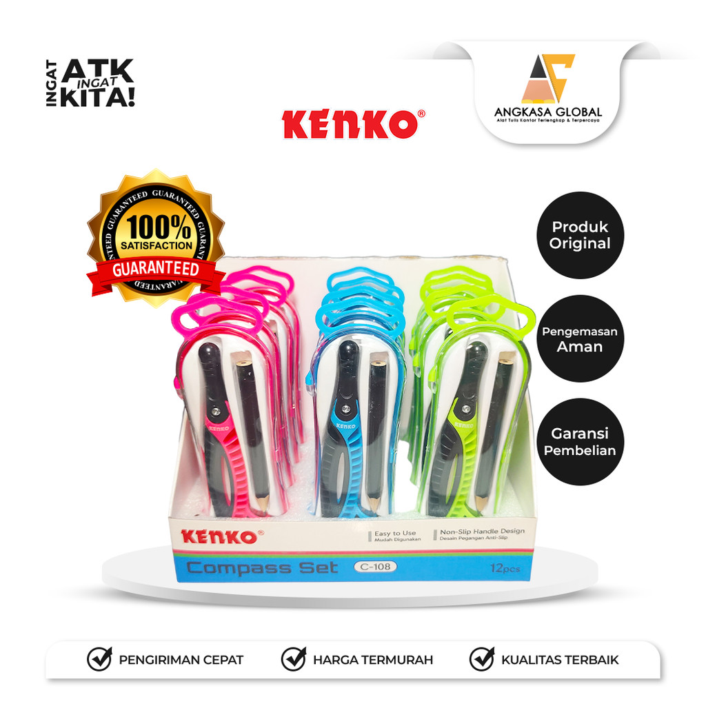 

KENKO JANGKA SET/ COMPASS SET C-108 (1SET)