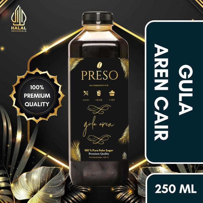 

PRESO Gula Aren Cair Gula Aren Liquid Sugar Brown Sugar Asli Pure 100% 250 ml