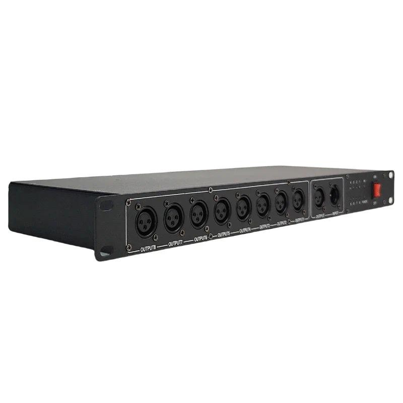 Fast shipping Best quality 8CH DMX Splitter DMX512 Light Stage Lights Signal Amplifier Splitter 8 wa